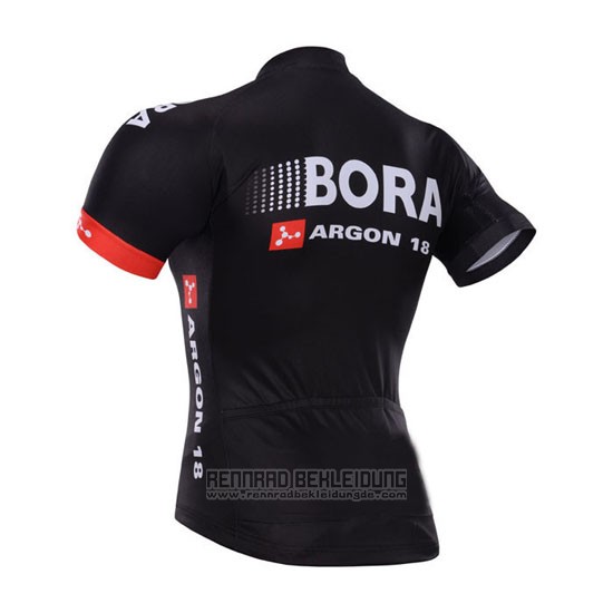 2015 Fahrradbekleidung Bora Shwarz Trikot Kurzarm und Tragerhose